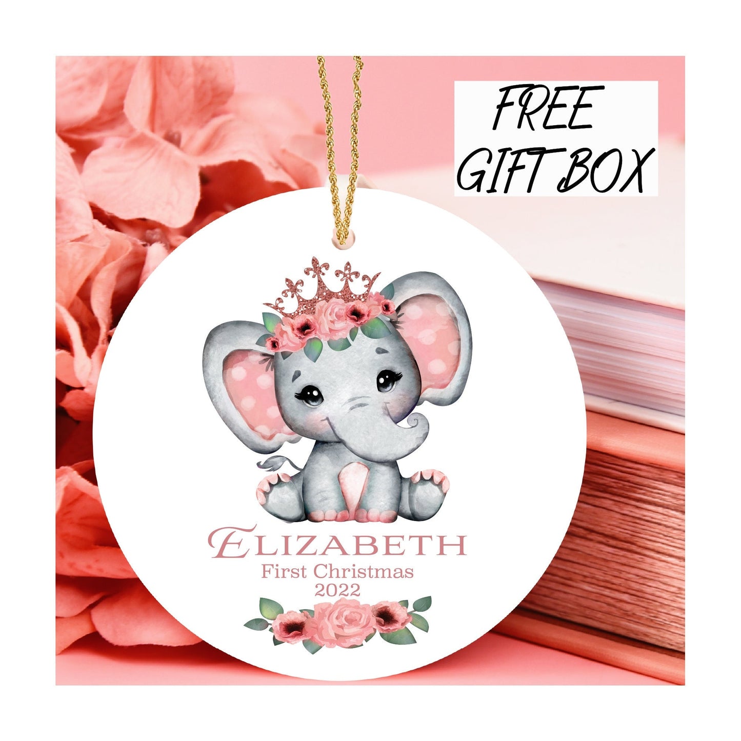 Personalized My First Christmas Ornament 2022