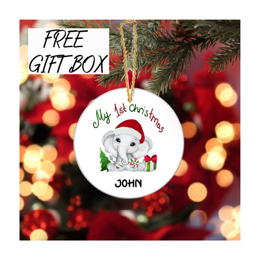 Personalized My First Christmas Ornament