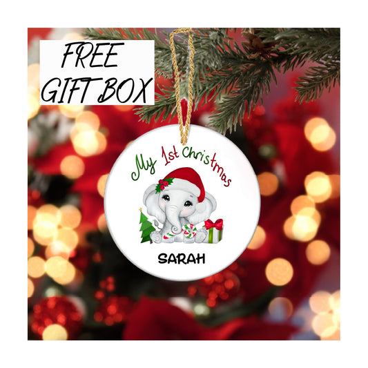 Personalized My First Christmas Ornament