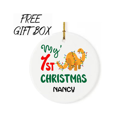 Personalized My First Christmas Ornament 2022