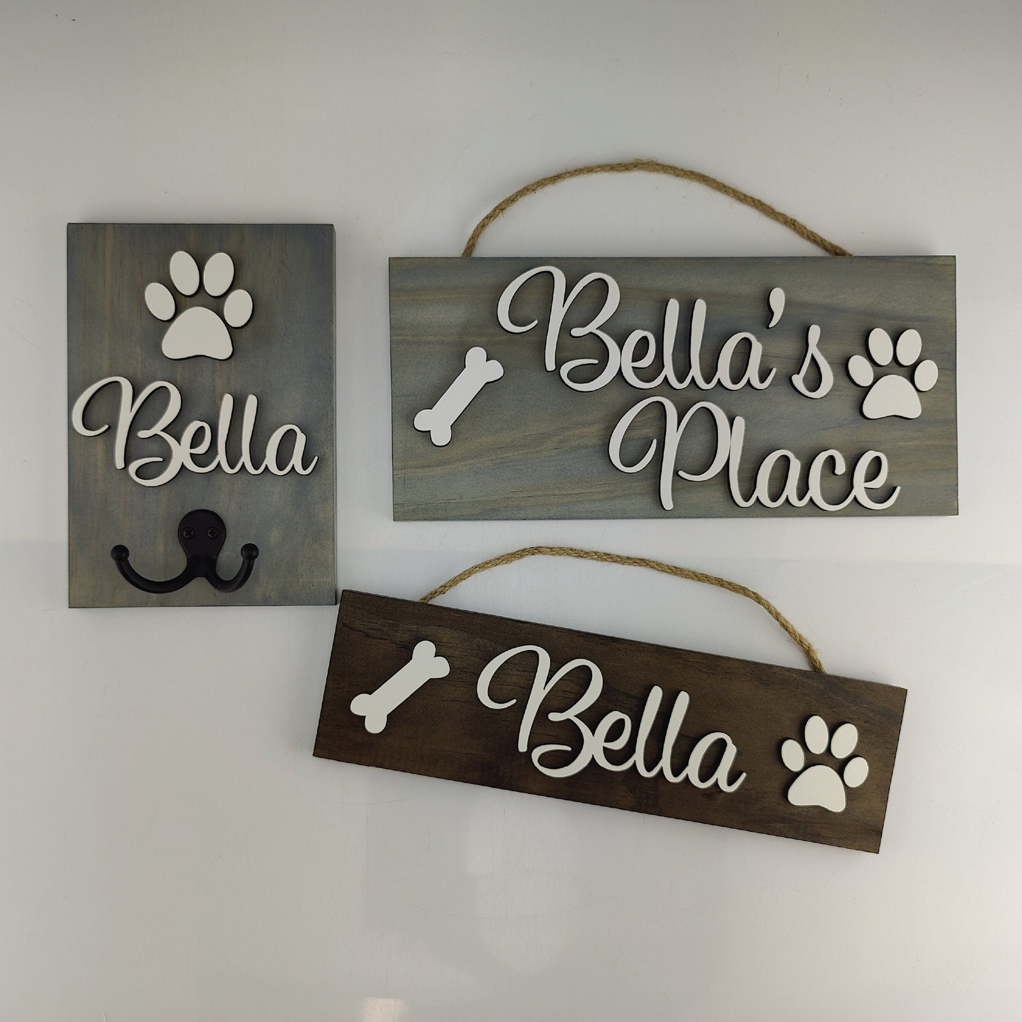 Personalized Pet Signs: Name Signs and Leash holders – My Custom Idea
