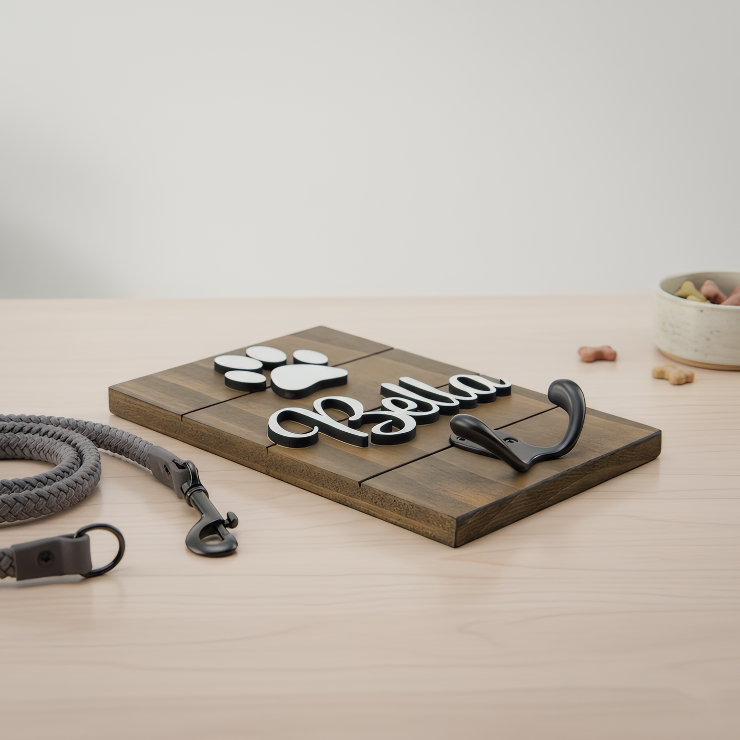 Personalized Dog Leash Holder