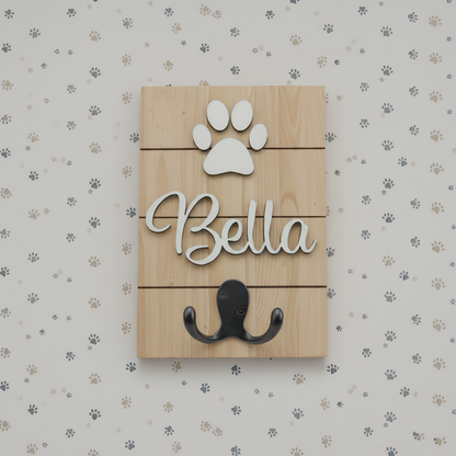 Personalized Dog Leash Holder