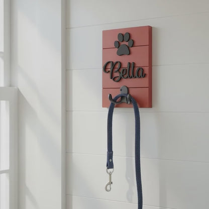 Personalized Dog Leash Holder