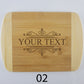 Engraved Cutting Board 8 Inch