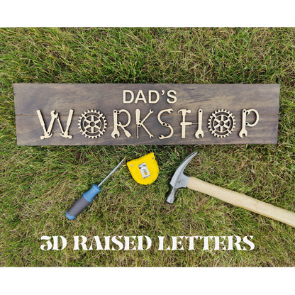 Dad's Workshop Sign