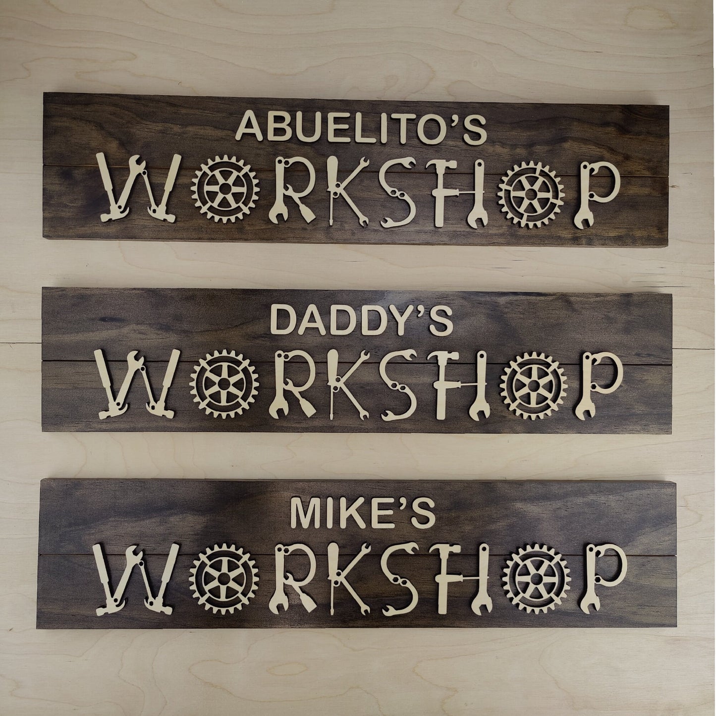 Dad's Workshop Sign