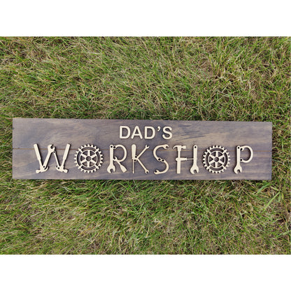 Dad's Workshop Sign