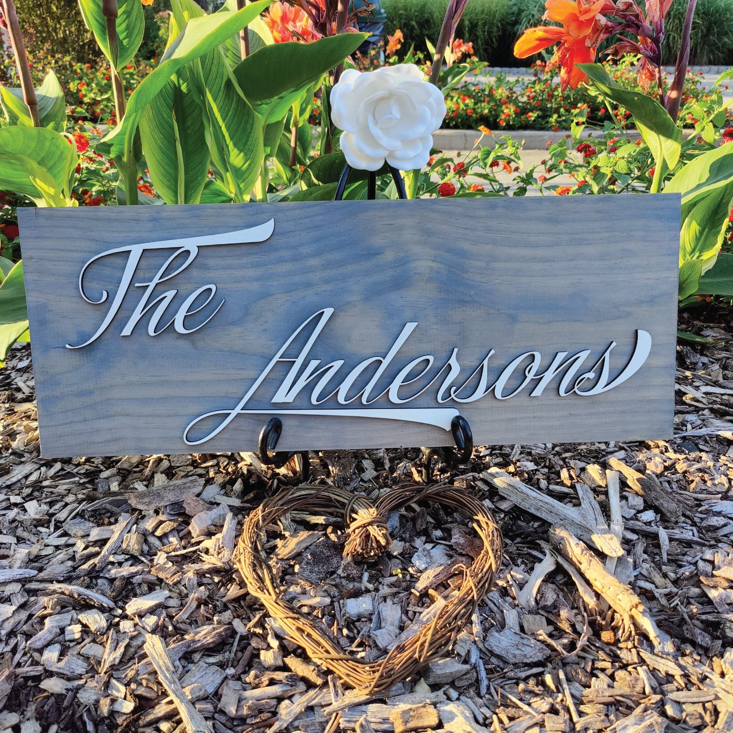 Personalized Wood Last Name Sign