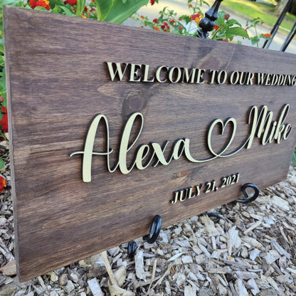 Personalized Wedding Sign