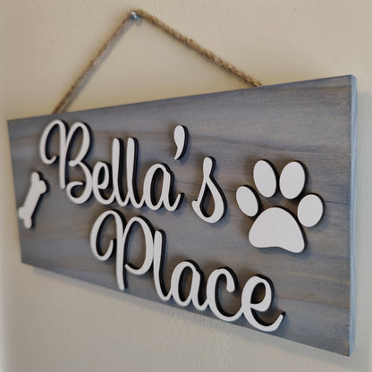 Dog Name Sign