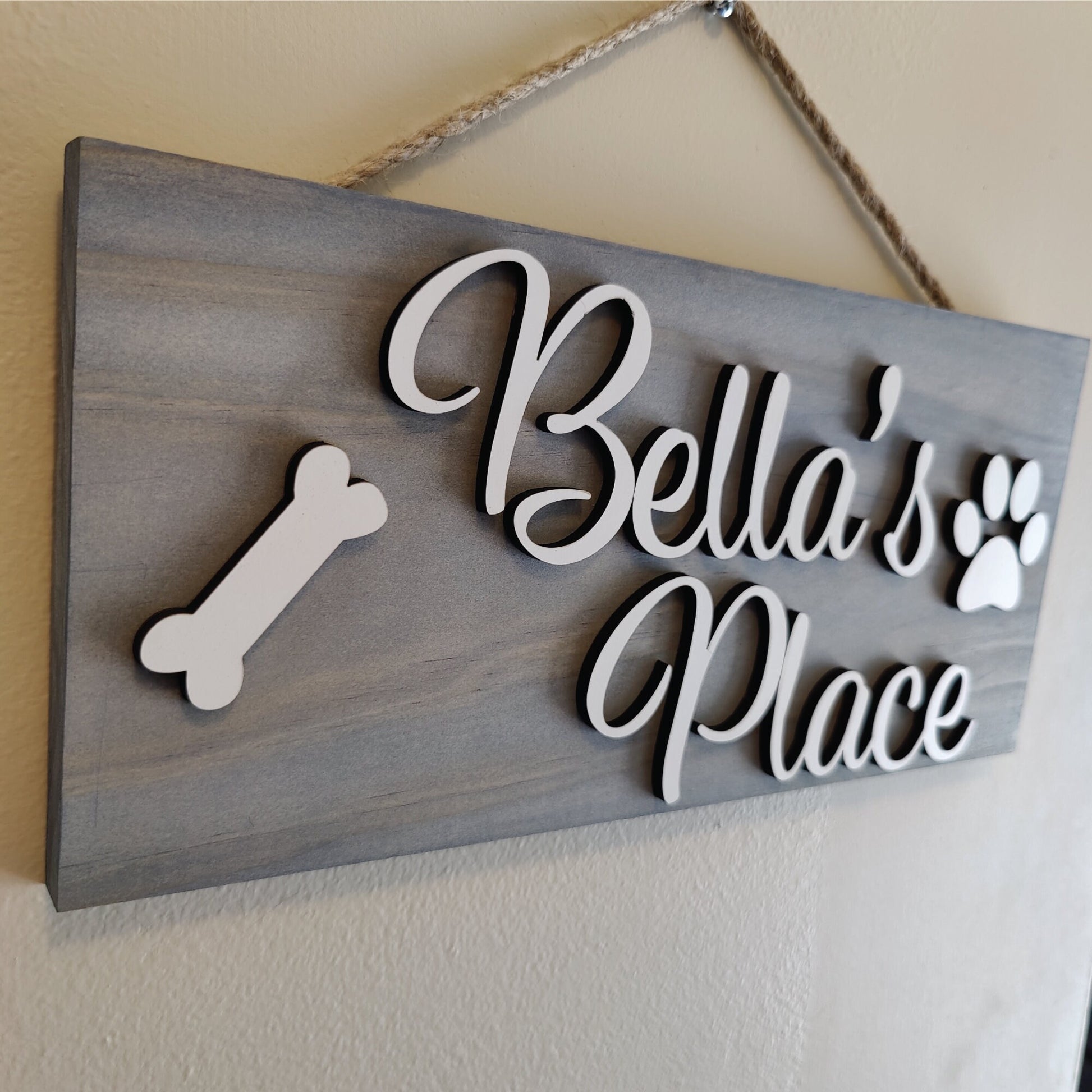 Dog Name Sign