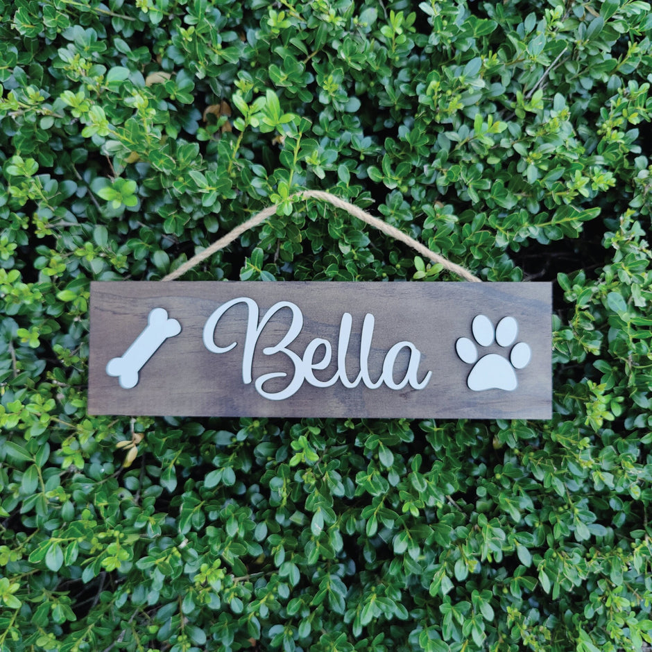 Personalized Pet Signs: Name Signs and Leash holders – My Custom Idea