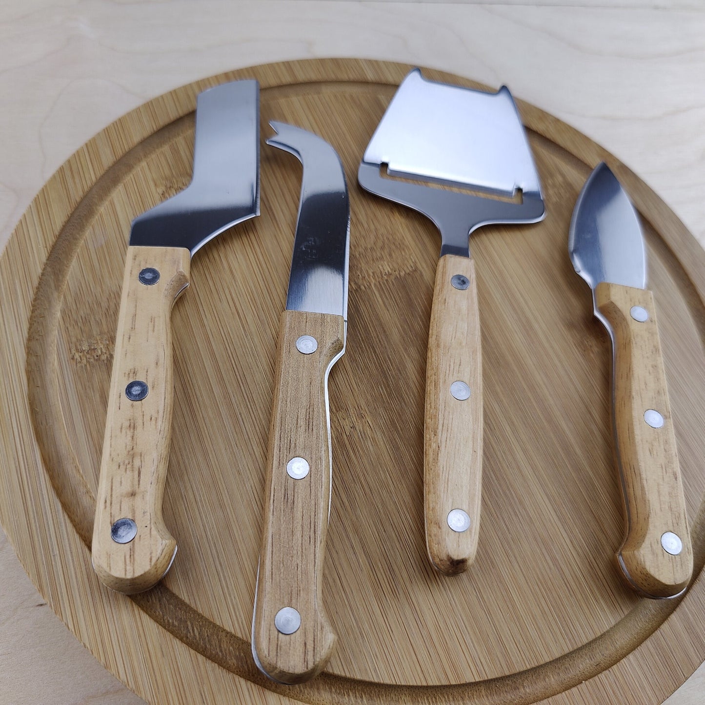 Personalized Cheese Board Serving Tray and Knife Set