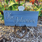 Personalized Wood Last Name Sign