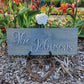 Personalized Wood Last Name Sign