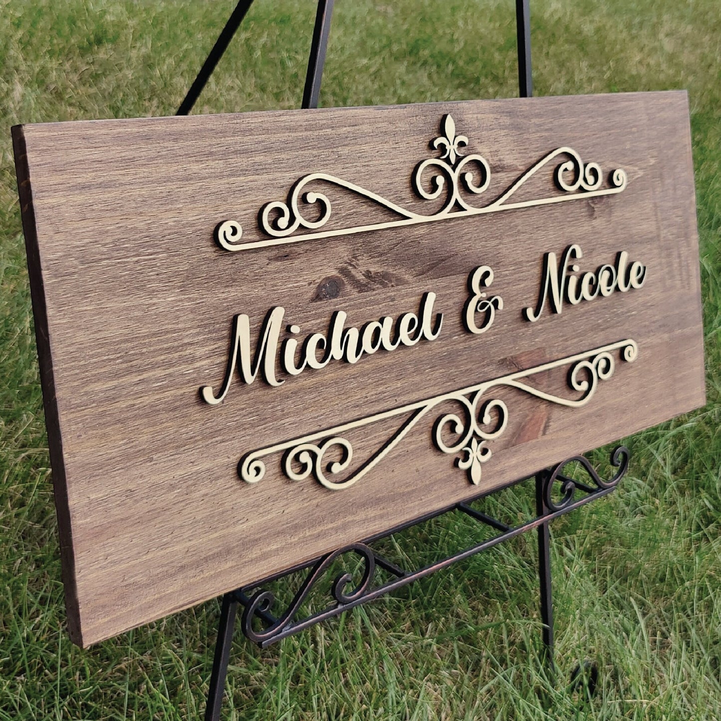 Personalized Couple Name Sign