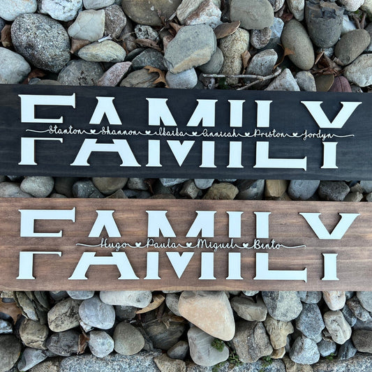 Personalized Family Name Sign