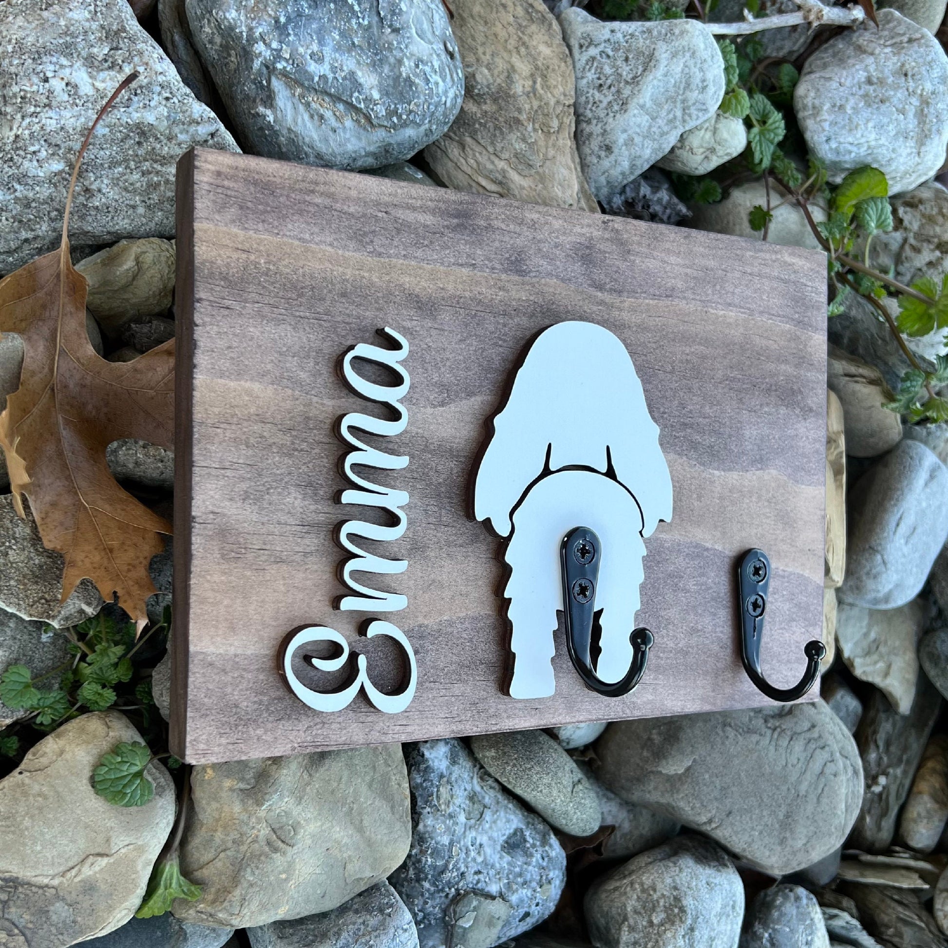 Personalized Dog Butt Leash Holder