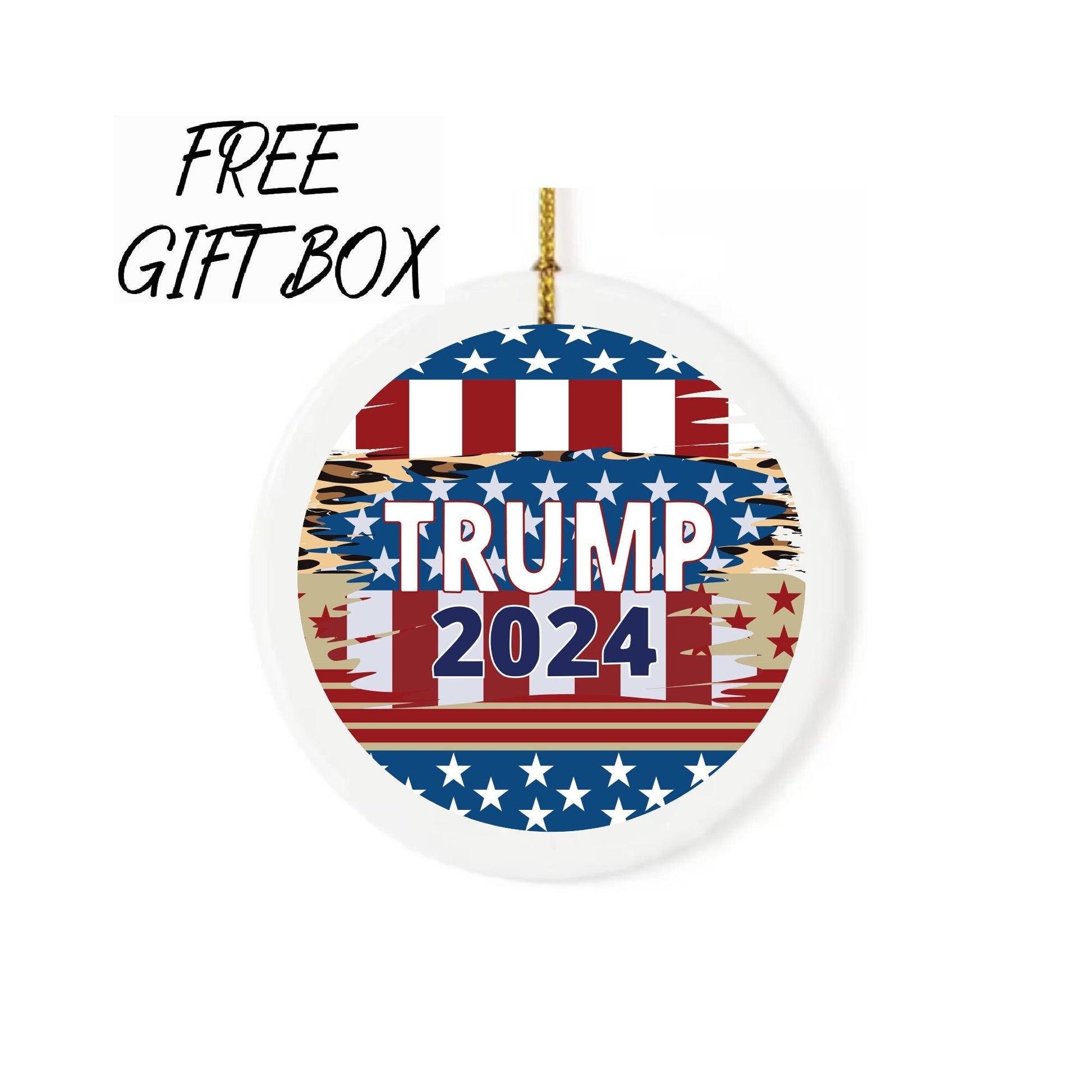 2024 Trump Ornament, 2022 Christmas Ornament