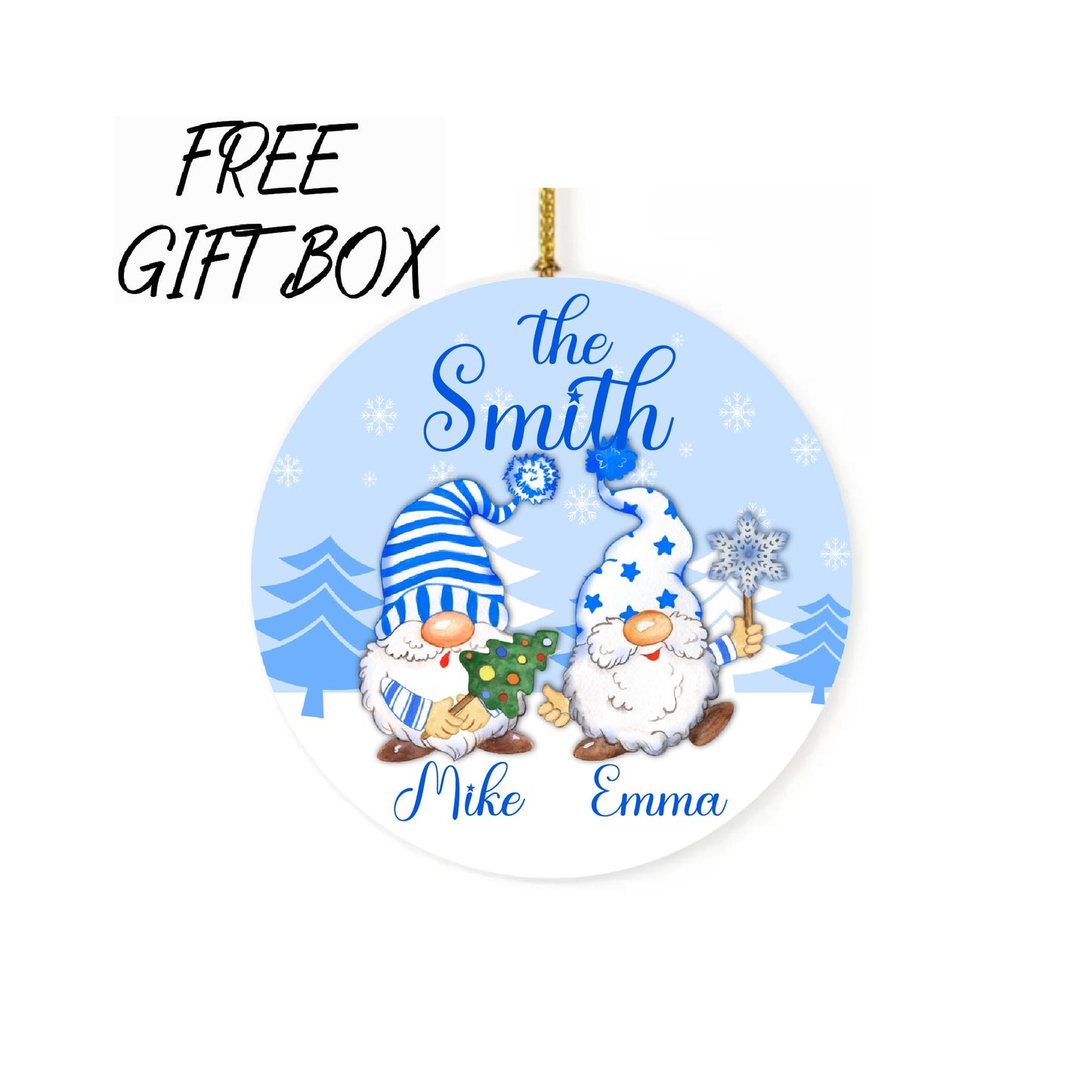 Custom Family Name Ornament 2022